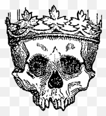 Crown King Skull Royal Dead - Clip Art Emoji