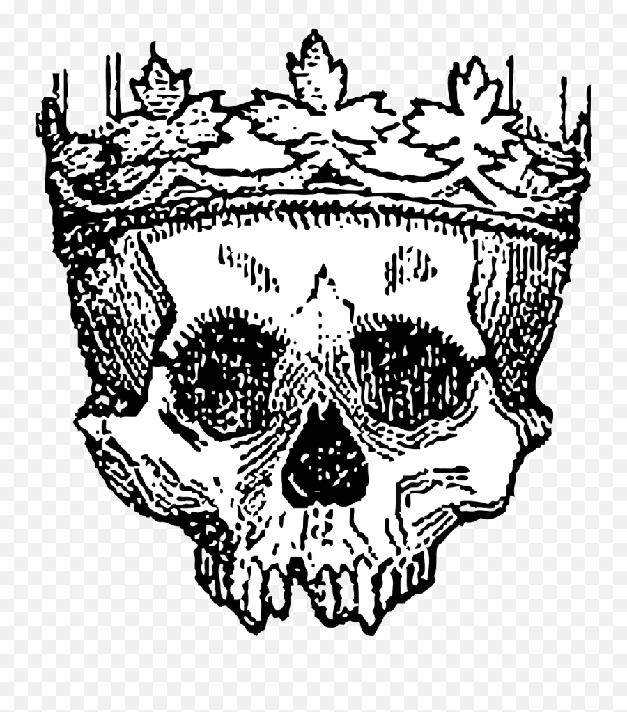 Crown King Skull Royal Dead - Clip Art Emoji,Kings Crown Emoji