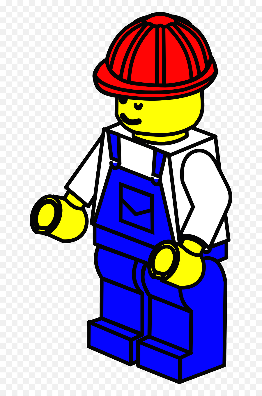 Lego Factory Man Worker Hardhat - Lego Clipart Emoji,Hard On Emoticon