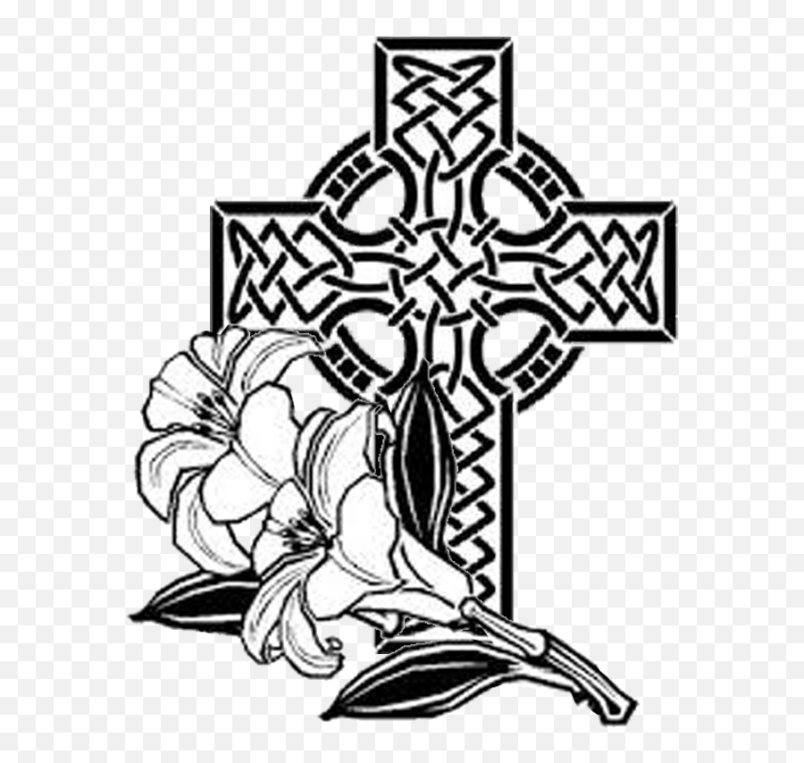 Easter Sunday April - Celtic Cross Png Emoji,Emoji Color Sheets