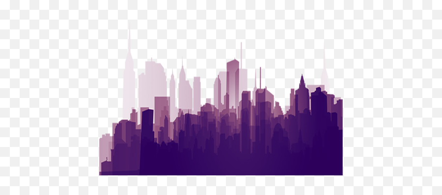 City Cityscape Skyline Horizon Line - Transparent Building Silhouette Emoji,Cityscape Emoji