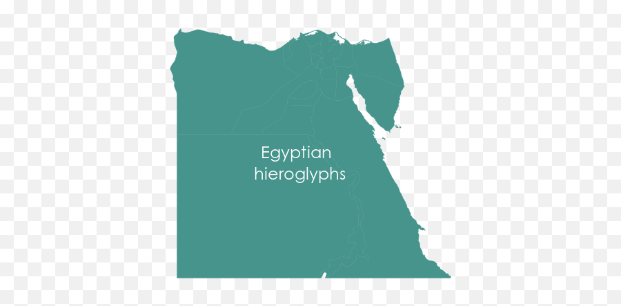 Chapter 17 U2013 Origins And Evolution Of Writing Systems - Egypt Map Png Emoji,Egyptian Emoji