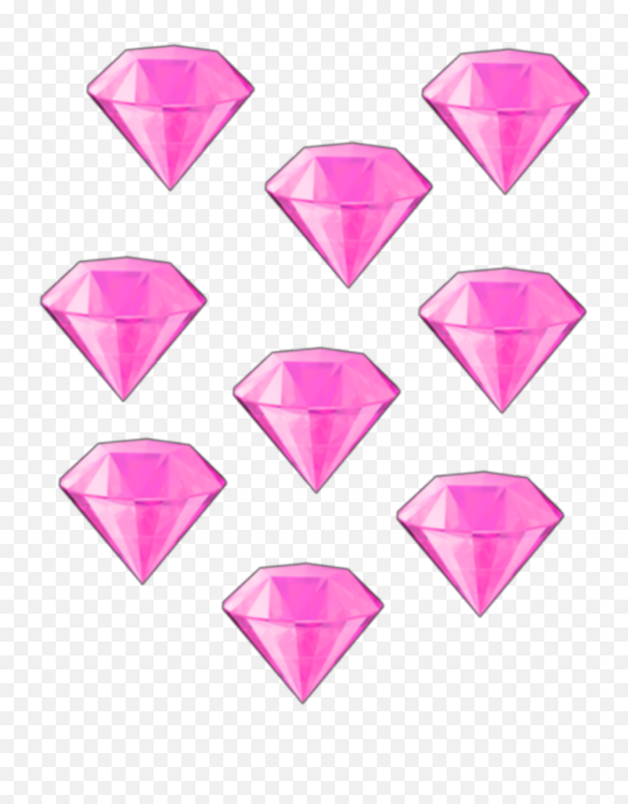 Diamonds Pink Emoji Iphone - Christmas Icon Vector,Origami Emoji
