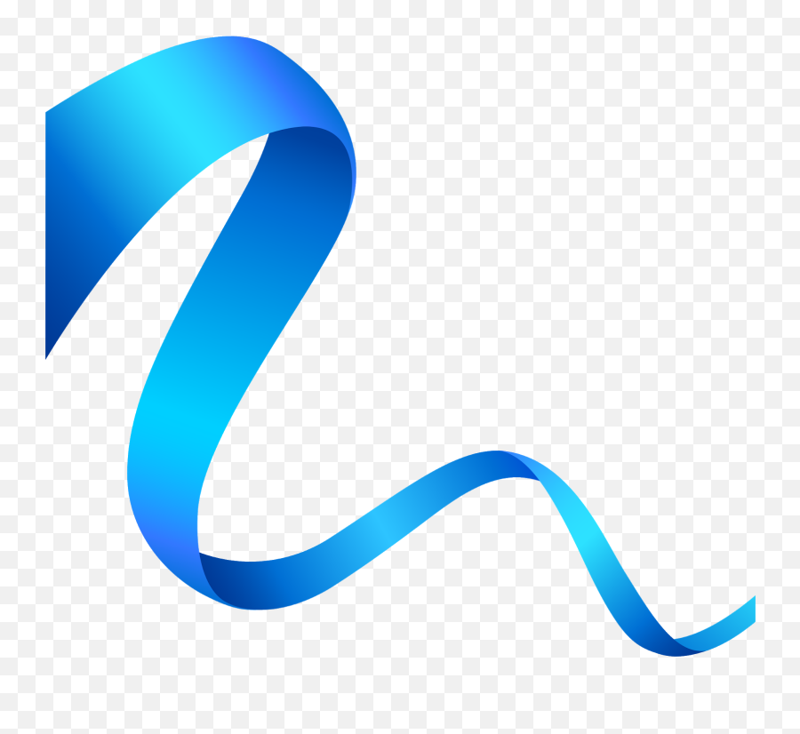 Blue Ribbon - Transparent Background Ribbon Clipart Blue Emoji,Blue Ribbon Emoji