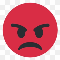 Pouting Face Emoji For Facebook Email U0026 Sms Id 9925 - Angry Emoji Png,Upset Emoticons