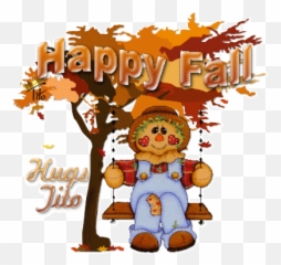 Happy Monday Fall Clipart - Cartoon Emoji