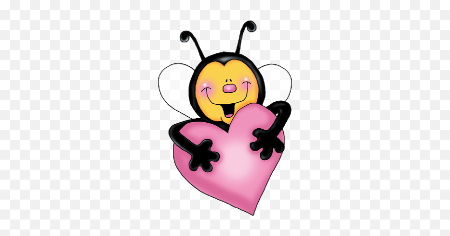 Bees With Pink Love Hearts - Wednesday Morning Greetings Emoji,Bee Minus Emoji