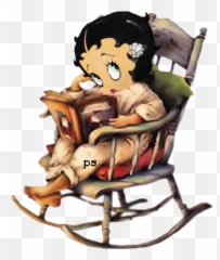 Little Betty In Rocking Chair Reading A - Rocking Chair Emoji,Rocking Chair Emoji