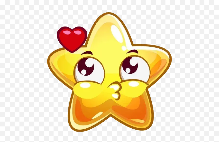 Emoji Stars Whatsapp Stickers - Stickers Cloud Emoticon Very Good Star,Emoji 66