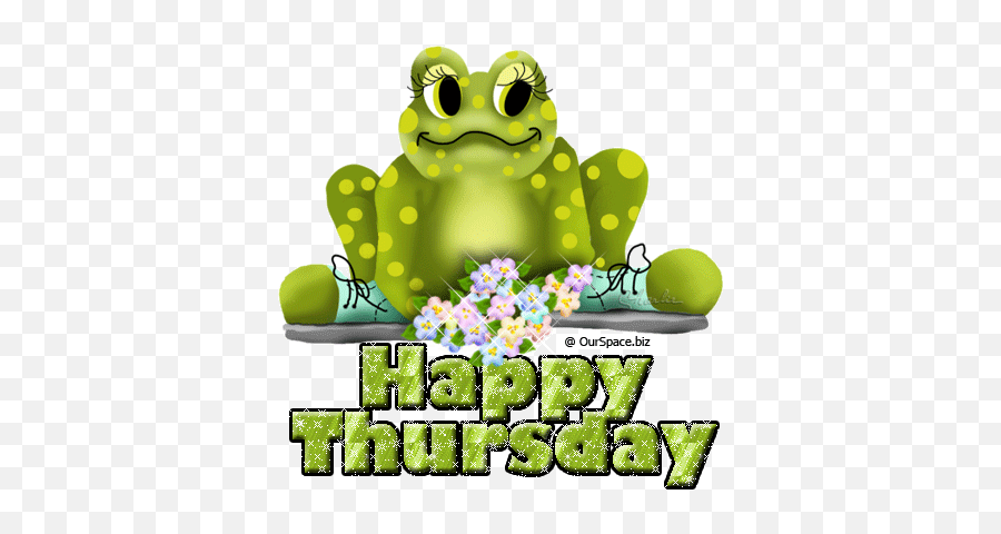 Animated Thursday Clipart - Happy Thursday Frog Emoji,Monday Emoticons -  free transparent emoji 