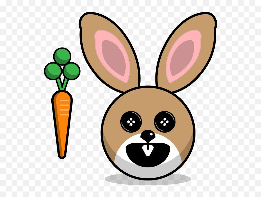 Hunny Bunnys Stickers - Rabbit Emoji,Interracial Emoji