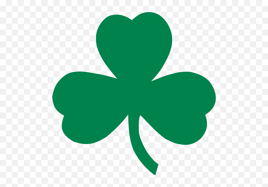 Leaf Clover Clipart - Logo Boston Celtics Clover Emoji,Shamrock Emoji For Facebook