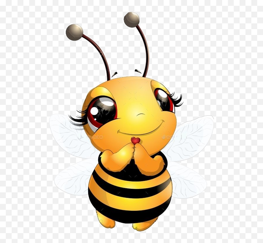Bee Painting Honey Bee Drawing Bee - Cute Bee Illustration Emoji,Honey Emoji