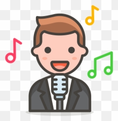 166 - Singer Icon Png Emoji