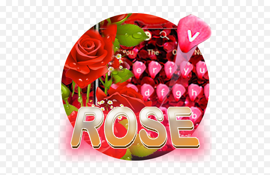 Red Rose Keyboard Theme - Apps On Google Play Garden Roses Emoji,Rose Emoji Text