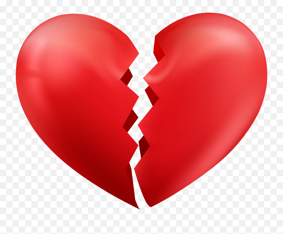 Clipart Of Broken Heart Emoji,Heartbreak Emoji