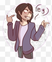 The Worst Oc I Have - Cartoon Emoji,Emoticon Shrug