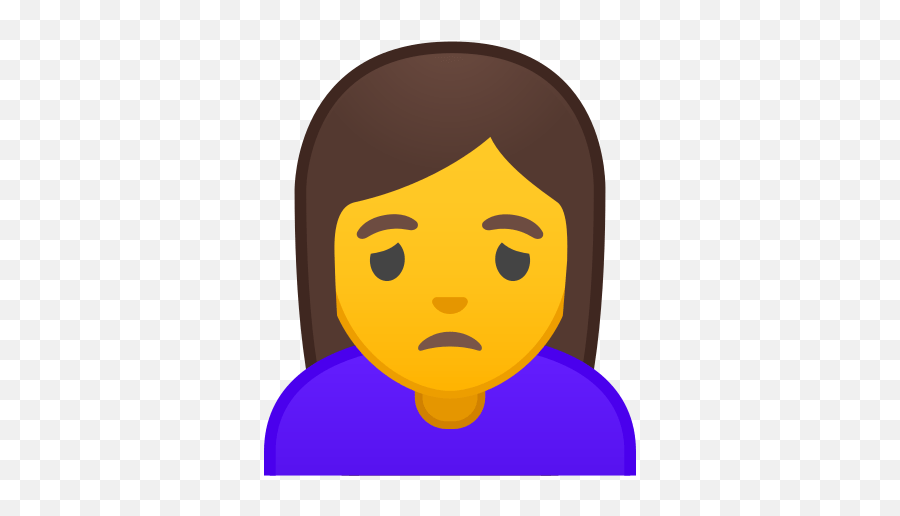 Person Frowning Emoji Meaning With Pictures - Person Pouting Emoji,Person Emoji