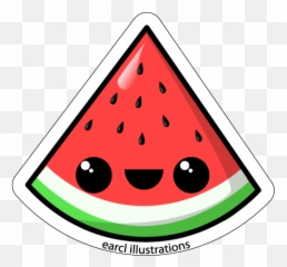 Cute Stickers - Watermelon Drawing Emoji,Kool Aid Emoji