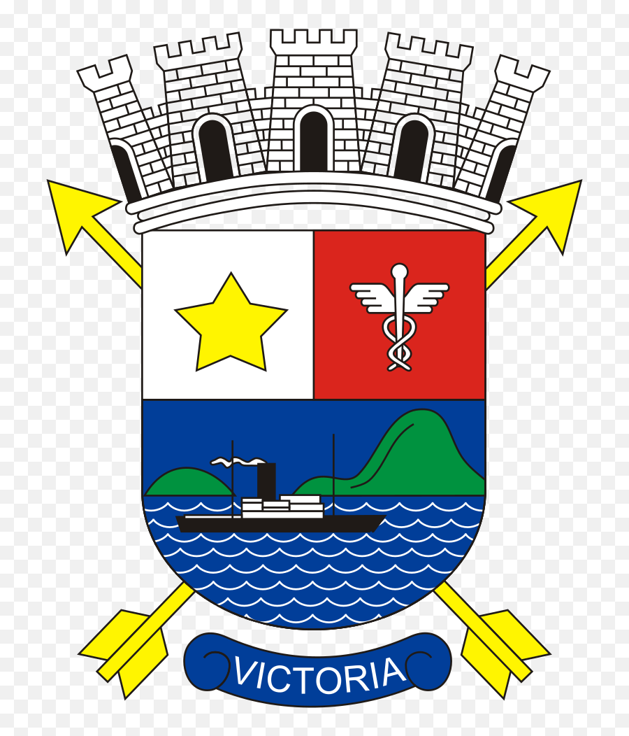 Brasão De Vitória Espírito Santo - Prefeitura De Vitoria Emoji,Brazil Flag Emoji