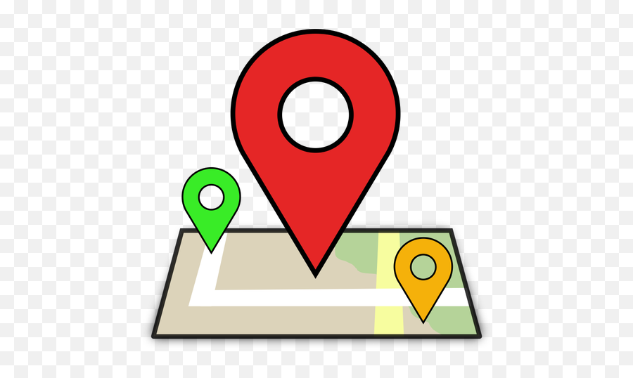 Geographical Pins - Location Clip Art Emoji,Push Pin Emoji