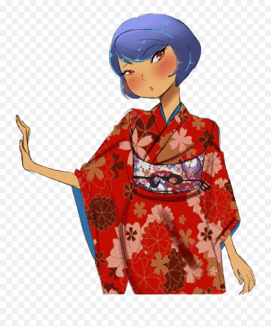 Kagami Mlb Miraculousladybug Miraculous - Miraculous Ladybug Kagami Fanart Emoji,Kimono Emoji