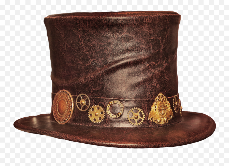 Hat Tophat Madhatter Steampunk - Steampunk Hat Png Emoji,Top Hat Emoji