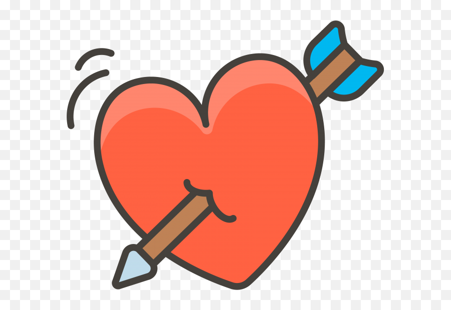 Download Heart With Arrow Emoji - Png,Heart With Arrow Emoji
