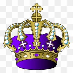 Crown Royal Clipart Prince - Purple And Gold Emoji