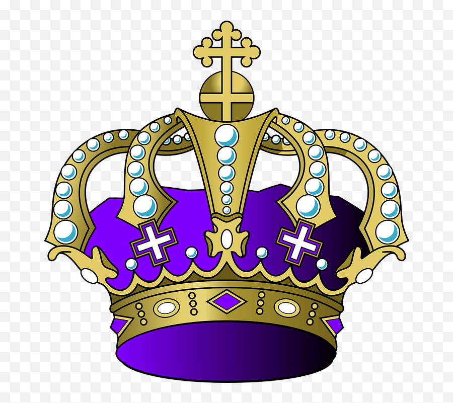 Crown Royal Clipart Crown Prince - Purple And Gold Crown Emoji,Crown Royal Emoji