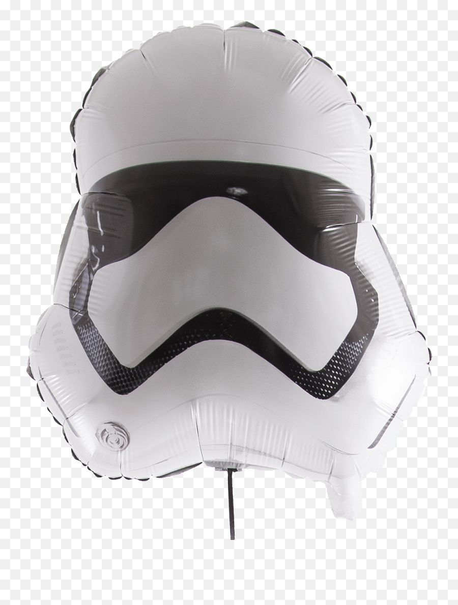 Storm Trooper Head Foil Balloon - Mask Emoji,Moon Emoji Mask