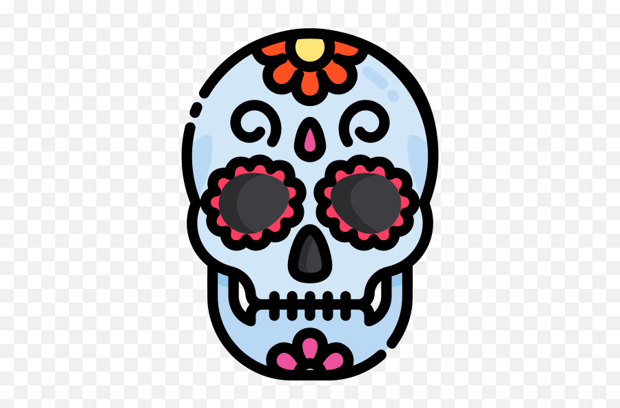The Best Free Skull Icon Icon Images Download From 476930 - Mexico Day Of The Dead Icon Emoji,Sugar Skull Emoji