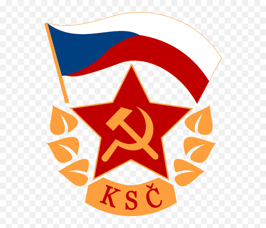 Emblem Of The Communist Party Of Czechoslovakia - Communist Party Of Czechoslovakia Emoji,Ussr Flag Emoji