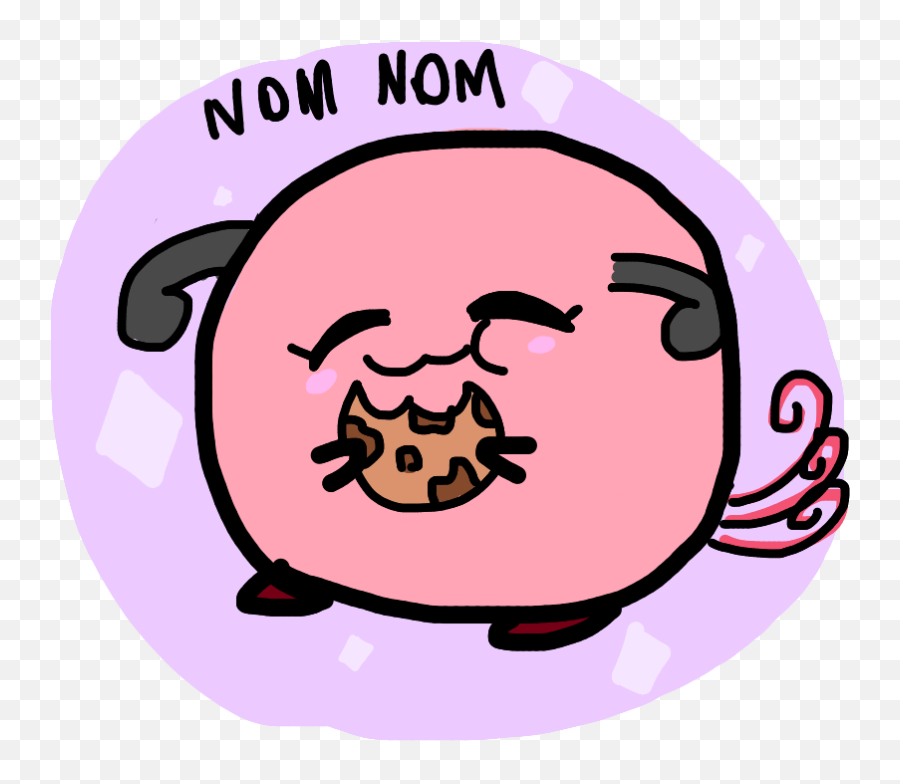 Nom Food Cookie Nomnom Freetoedit - Clip Art Emoji,Nom Emoji
