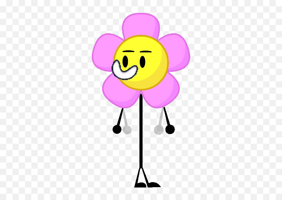 Flower Bfdi Survivor Wiki Fandom - Battle For Dream Island Flower Emoji,Smile Flower Emoticon