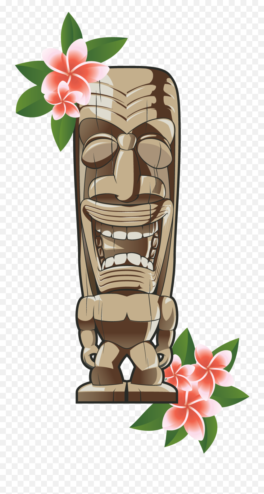 Hawaiian Tiki Transparent Background - Hawaiian Tiki Transparent Background Emoji,Totem Pole Emoji