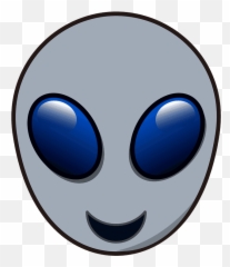 Alien Emoji Clipart - Circle