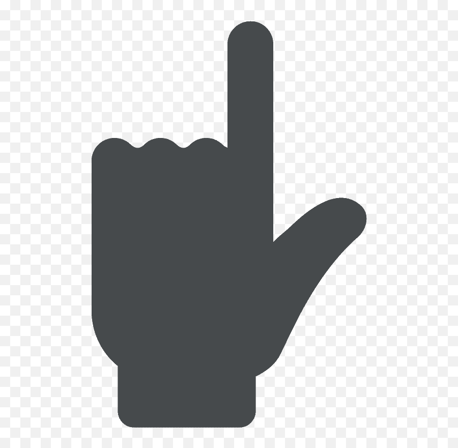 Backhand Index Pointing Up Emoji - Mao Png,Finger Up Emoji
