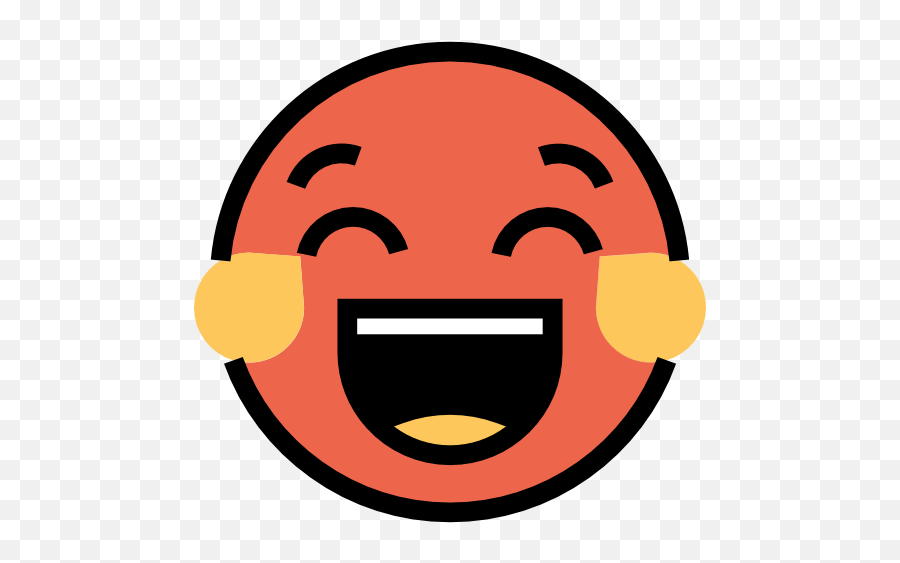 Download Free Laughing Icon - Happy Emoji,Laughing Until Crying Emoji