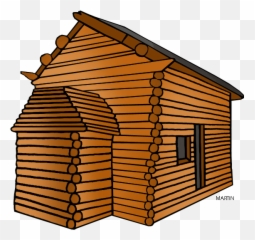 Log Cabin Clipart Transparent - No Background Emoji