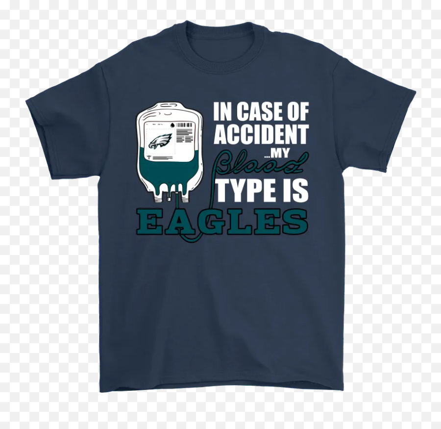 In Case Of Accident My Blood Type Is Eagles Football Shirts - Louis Vuitton Mimi Mouse Emoji,Bared Teeth Emoji
