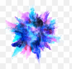 Free - Colorful Ink Splash Png Emoji
