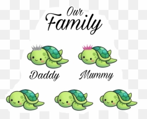 Mummy Daddy Turtles Addnames 4kids - Cartoon Emoji,Daddy Emoji