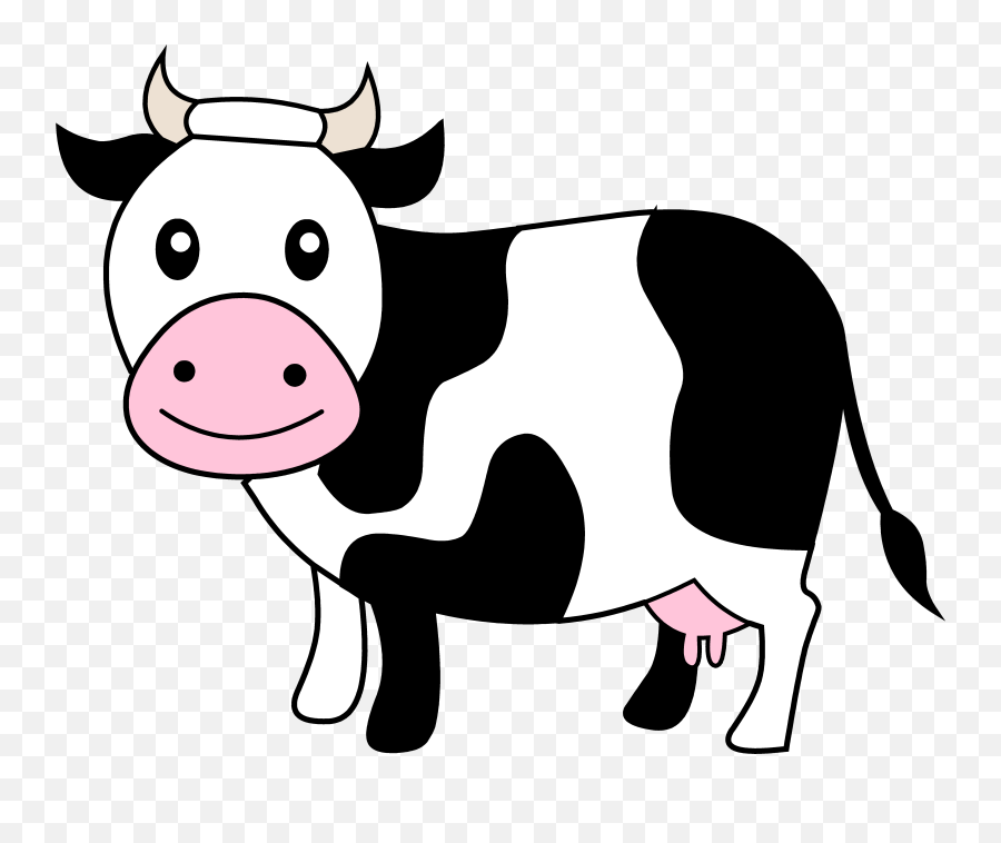 Cow Svg Royalty Free Library Png Files - Cute Cow Clip Art Emoji,Money And Cow Emoji