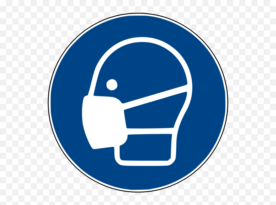 Face Mask Vector Symbol - Respiratory Protection Sign Emoji,Thinking Emoticon