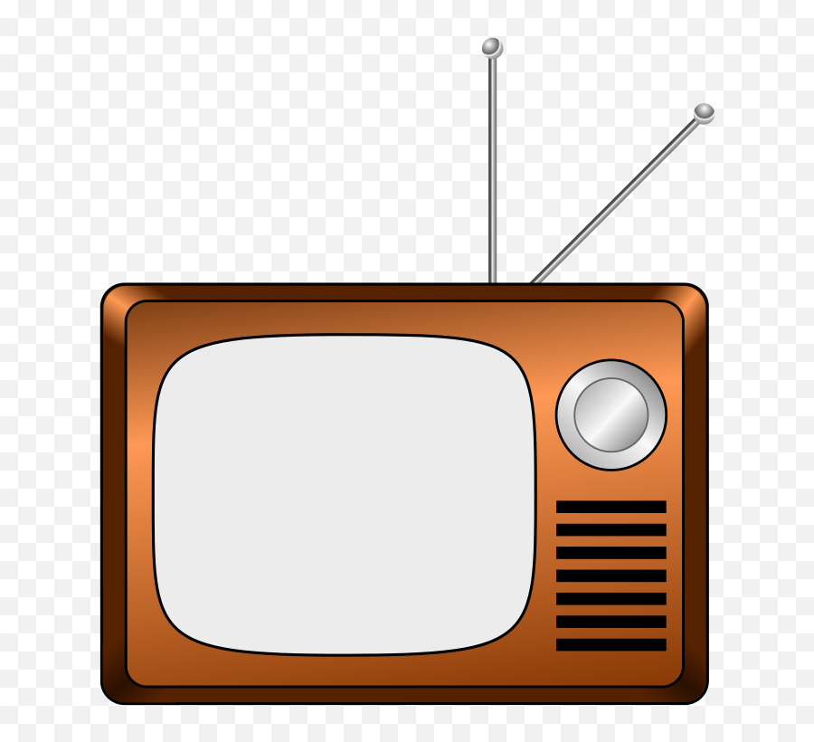 Television Tv Set Clipart 2 - Television Clipart Emoji,Television Emoji