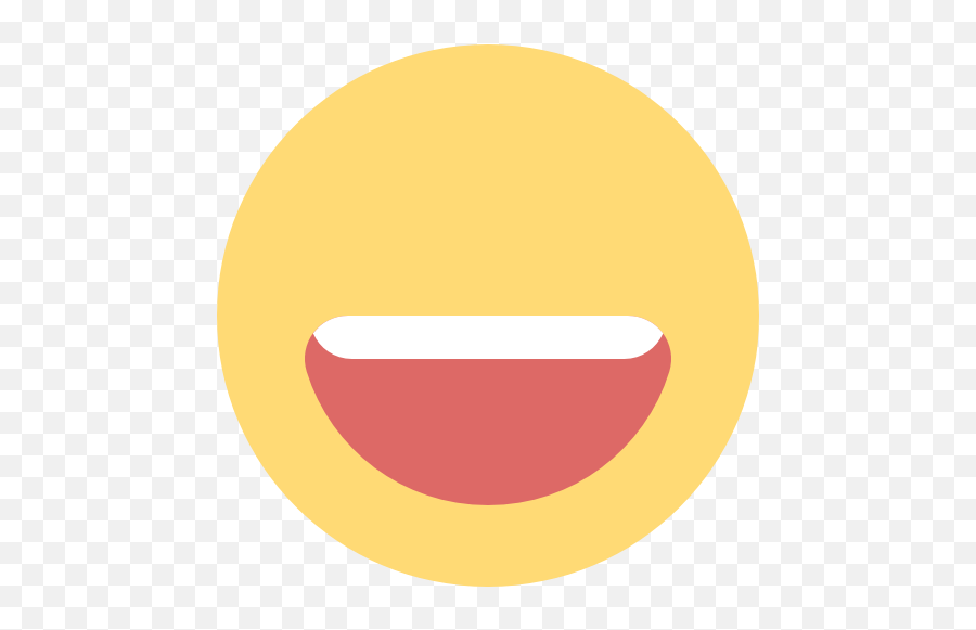 Emo Emoticon Face Emoji Big Smile Free Icon Of Emoji 01 - Smile Circle Icon,Emo Emoji
