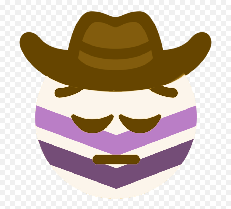 Non Emoji - Pensive Cowboy Emoji Png,Sombrero Emoji