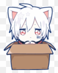 Chibi Mafumafu Neko Cat Nekoboy Catboy - Mafumafu Chibi Emoji,Neko Emoji