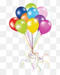 Celebrate Party Birthday Happy Bir - Balloons Transparent Background Emoji,Birthday Balloon Emoji